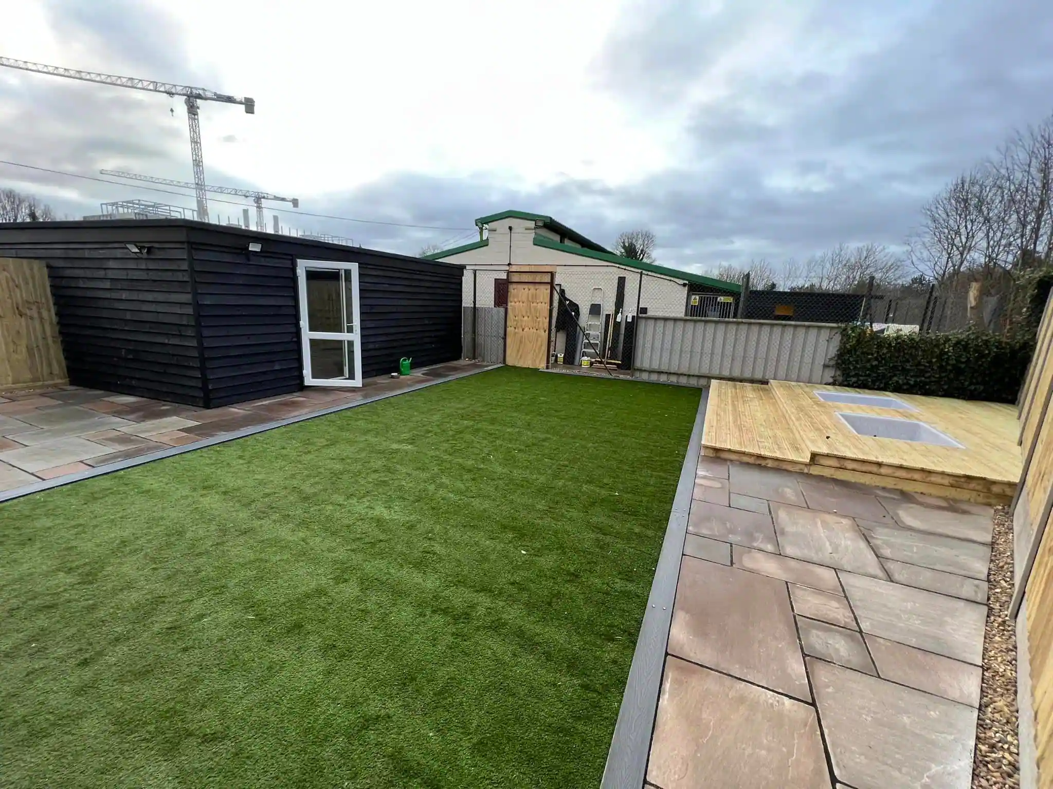 outdoor space of waggys dc