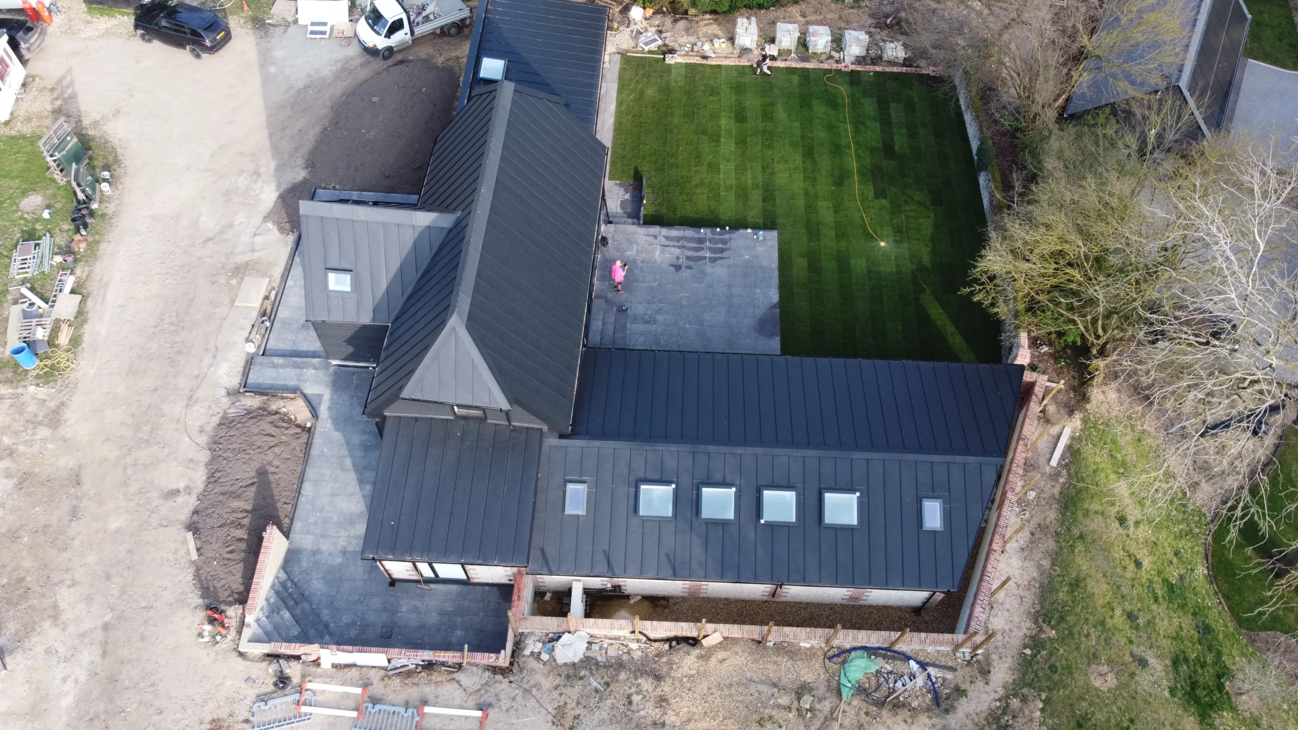 landscaping project completed